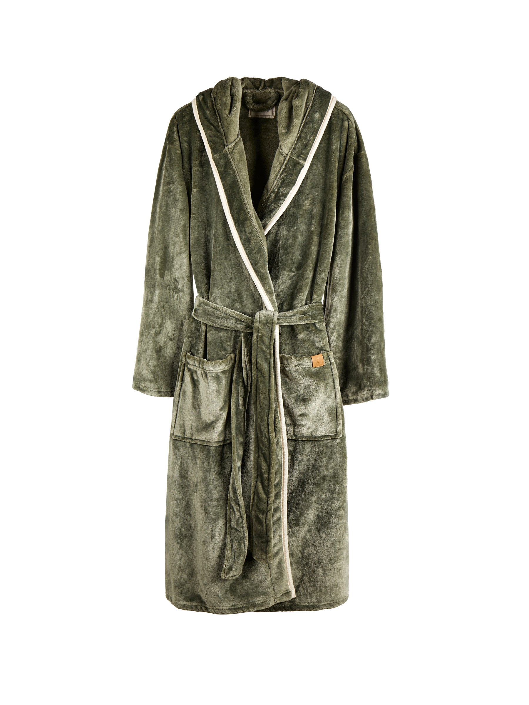 Louis plush GRS recycled PET robe- Green DECOVRY Louis plush GRS recycled PET robe- Green DECOVRY