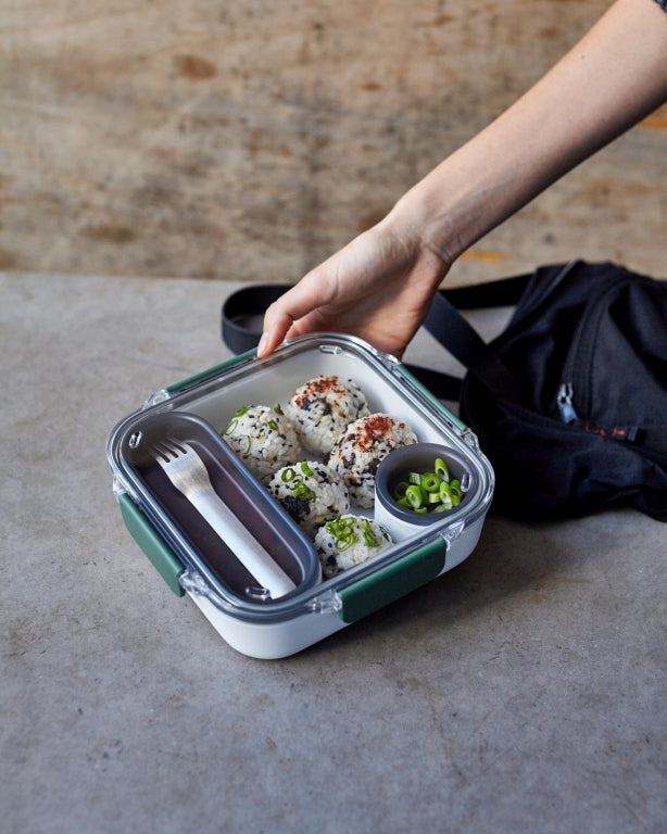 Black+Blum Stainless Steel Lunch Box - Olive