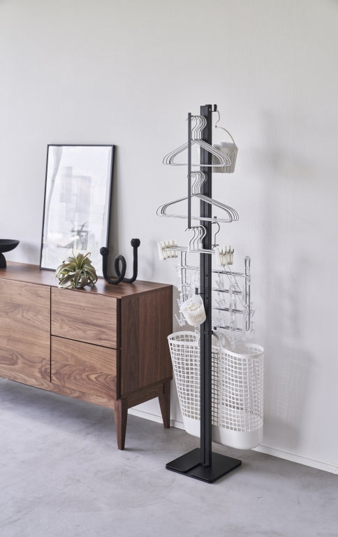 Foldable indoor drying rack - Tower - Black – DECOVRY