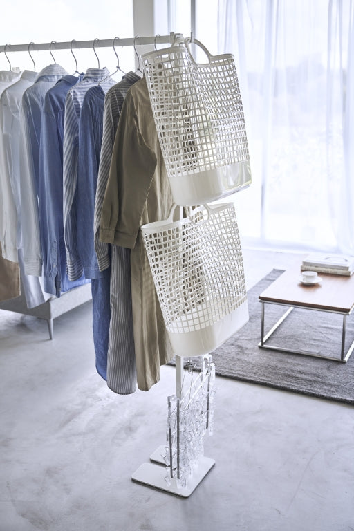 Foldable indoor drying rack - Tower - White – DECOVRY