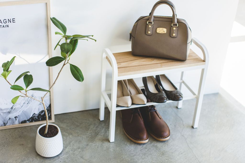 Yamazaki Shoe Rack with Wooden Board